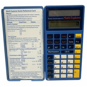 Texas Instruments Math Explorer Calculator - Used - Tested